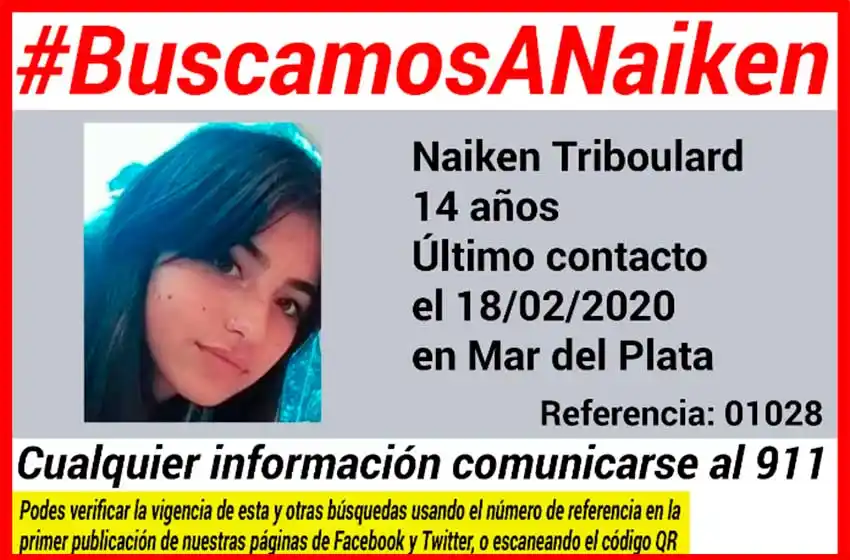 Apareció la adolescente que era intensamente buscada desde esta mañana 