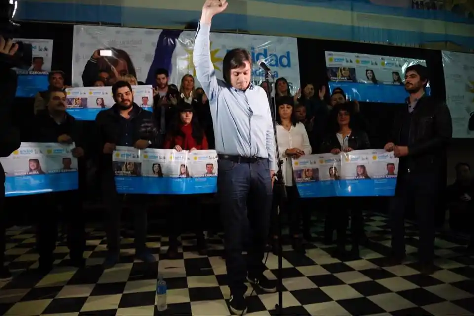 Con la presencia de Máximo Kirchner, se presentó la lista de Unidad Ciudadana en Quilmes