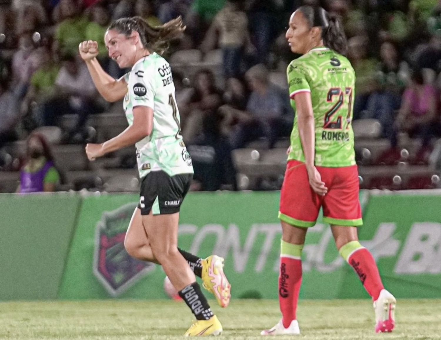 Romina Núñez anotó su primer gol en el fútbol mexicano