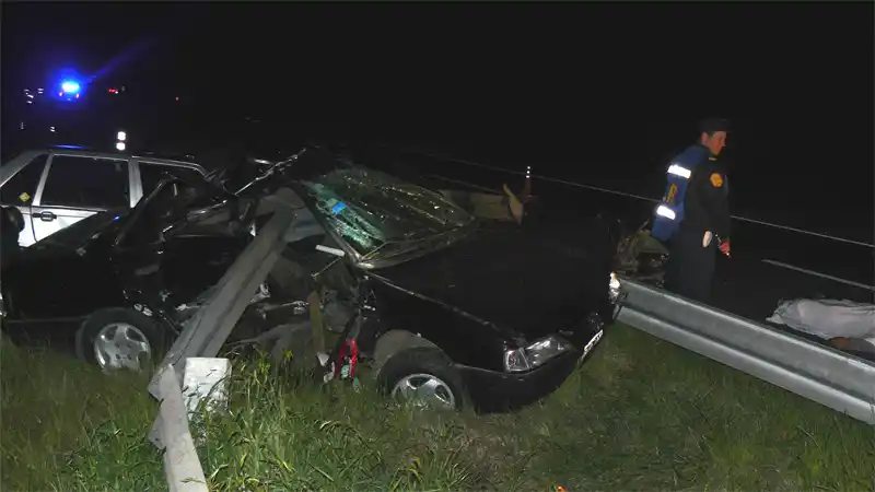 Choque en Ceibas: esta madrugada un hombre perdió la vida 