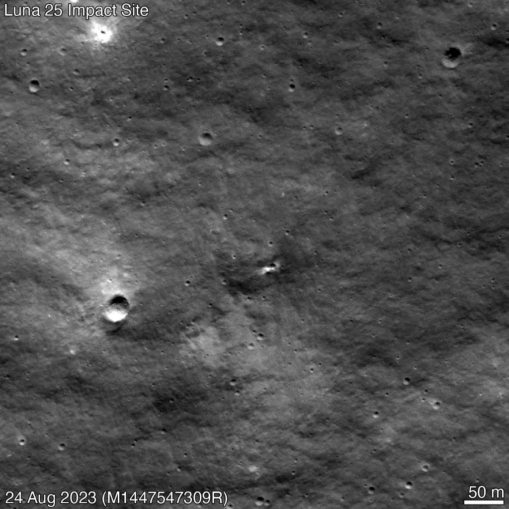 ¡LLEGANDO Y PONIÉNDOLA PUES! NASA revela un nuevo cráter en la Luna que podría ser producto del choque de la sonda rusa