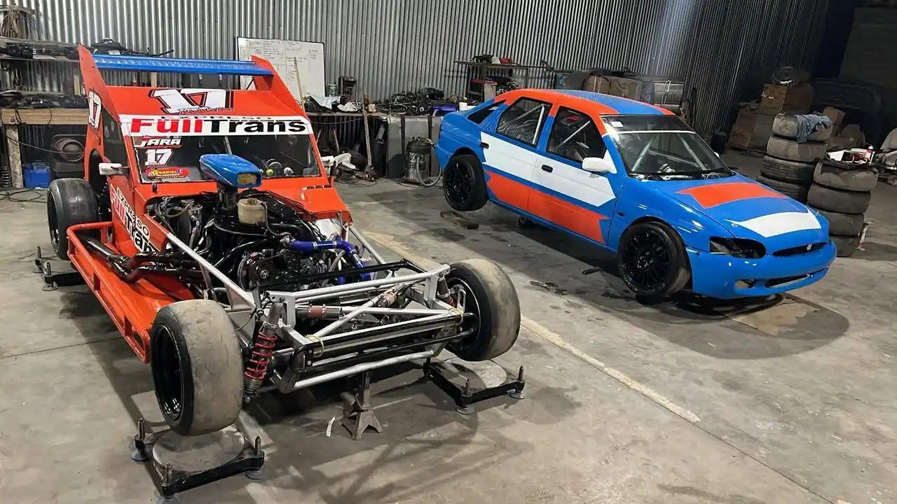 Los autos que prepara Aiello.