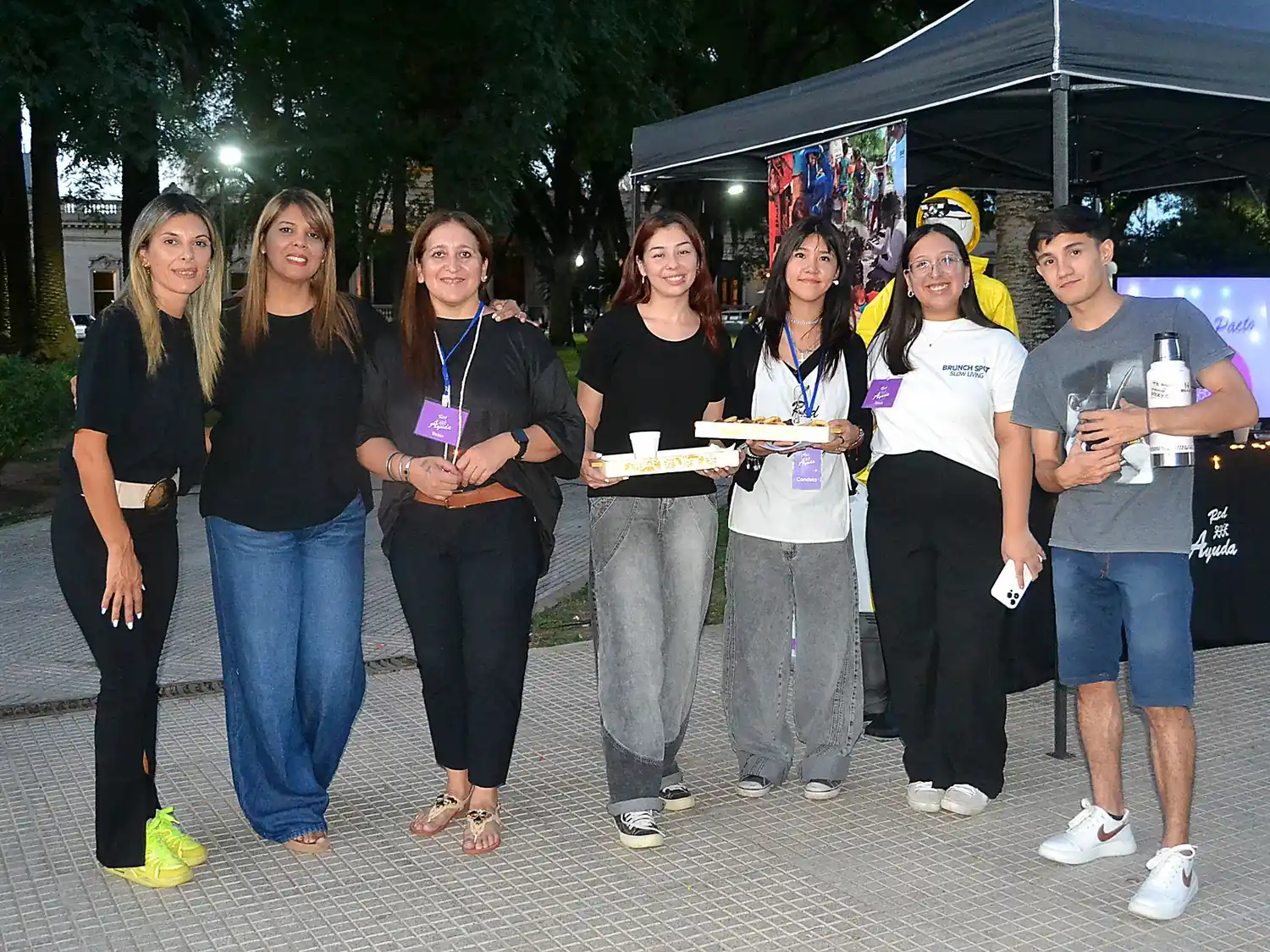 Integrantes de la Red de Ayuda.