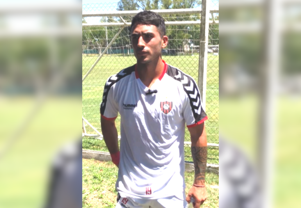 Agustín Quiroga con presente en Chacarita