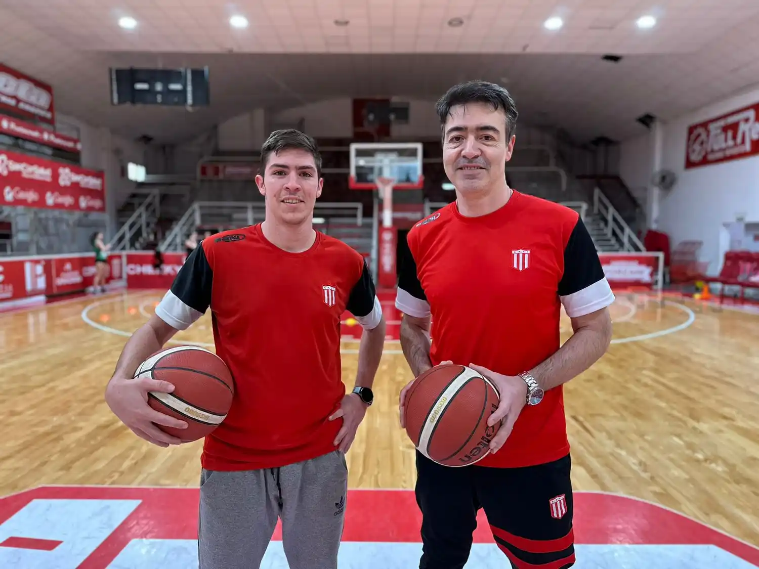 Los entrenadores Ignacio Bossio y Diego Favot