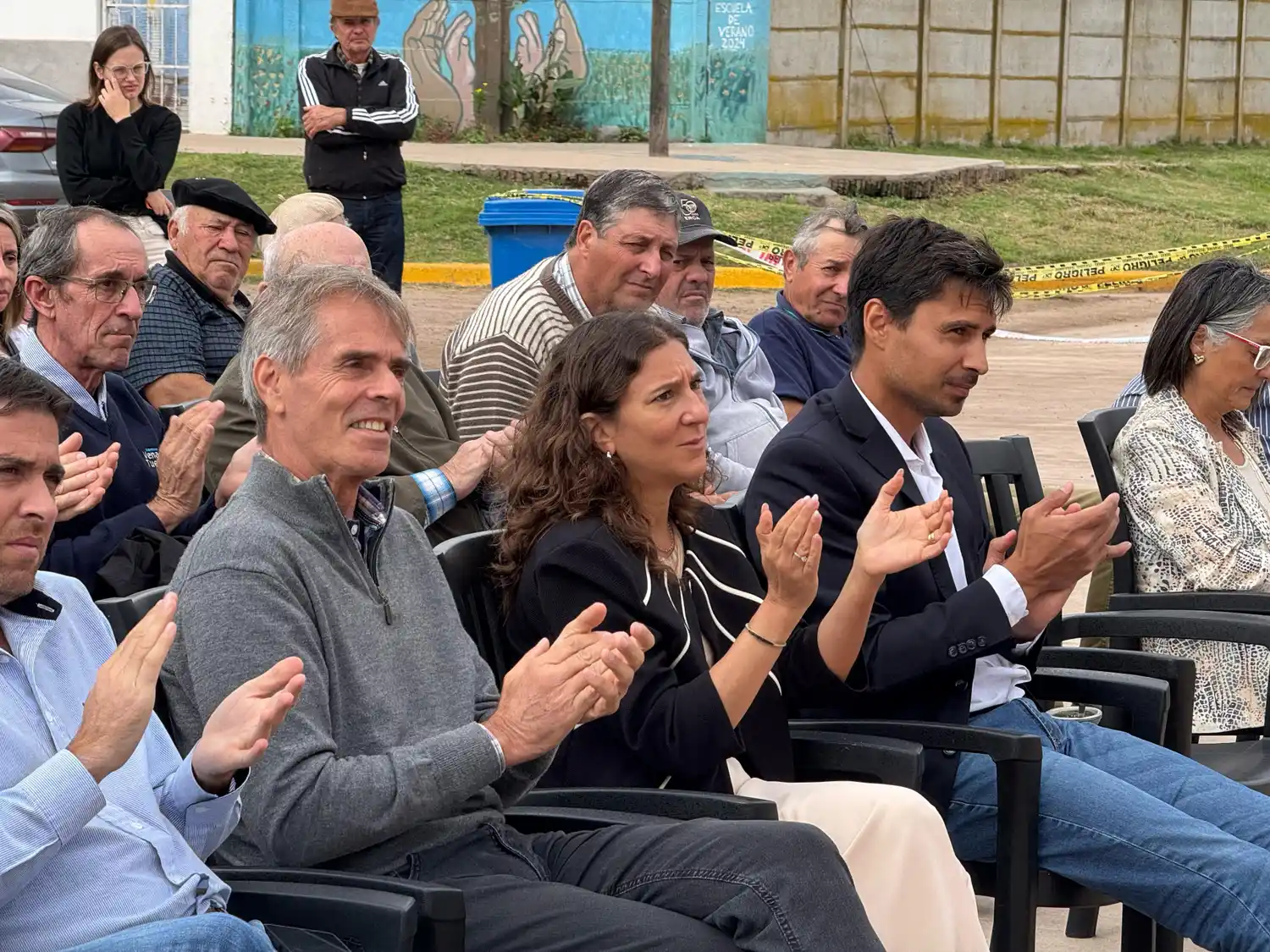 La senadora en la presentación del proyecto.