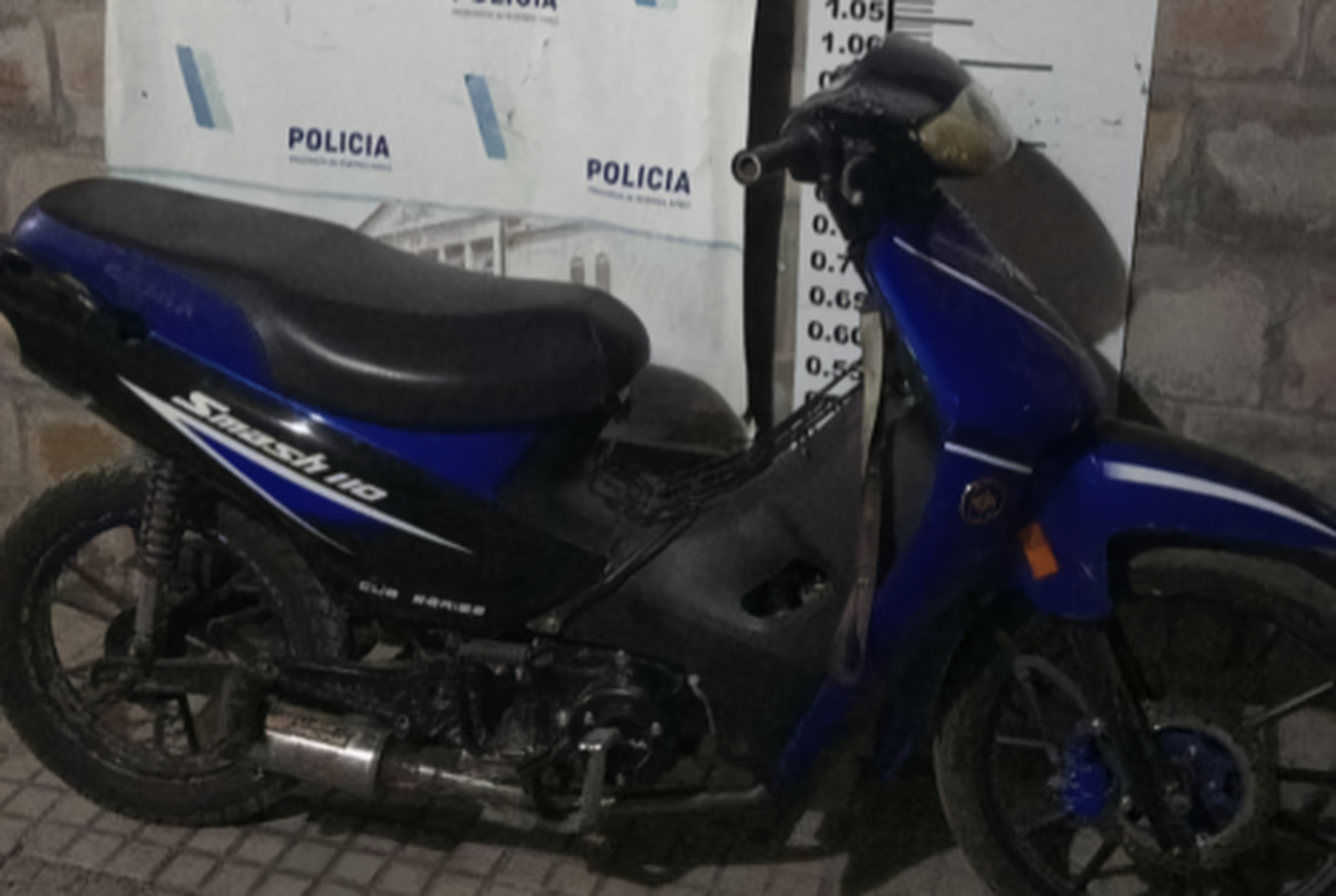 Aprehendieron a un menor con una moto robada