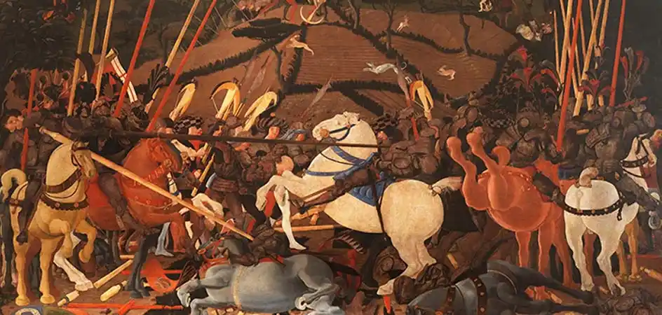 La Batalla de San Romano, la obra maestra de Uccello.