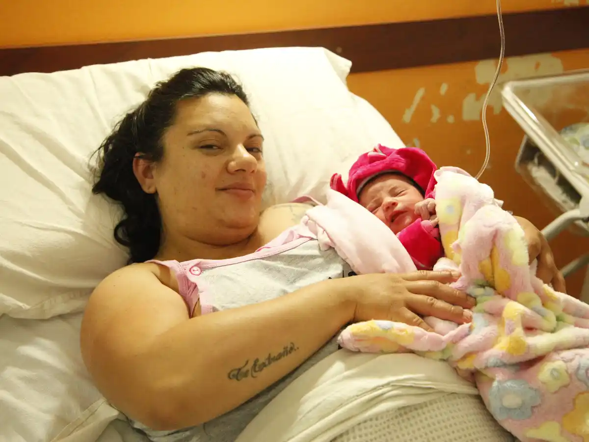 El primer bebé del año  nació a las 22.30 en el Hospital Iturraspe y se llama Catalina 