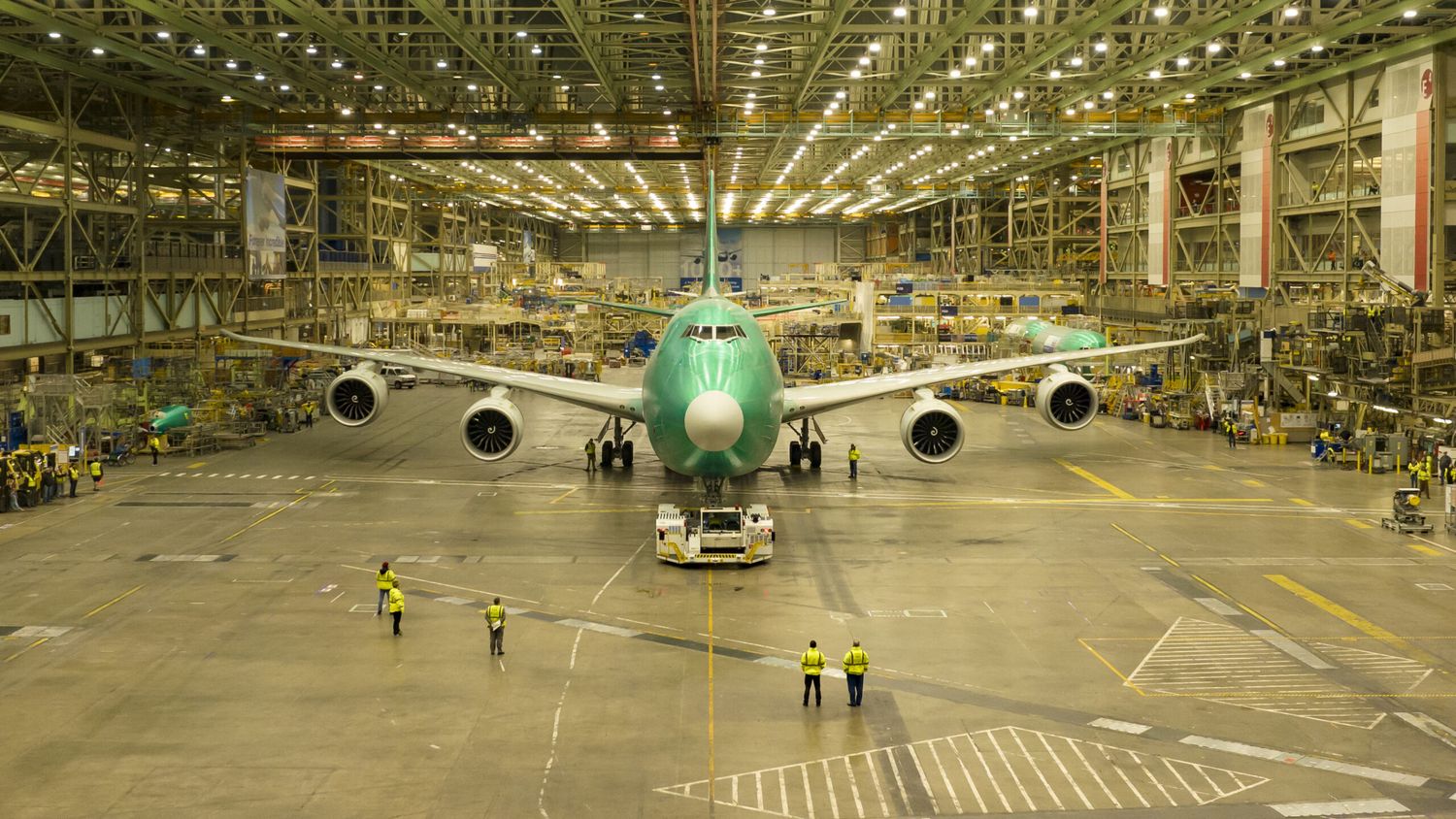 End of an era: The last Boeing 747 ever built leaves the factory