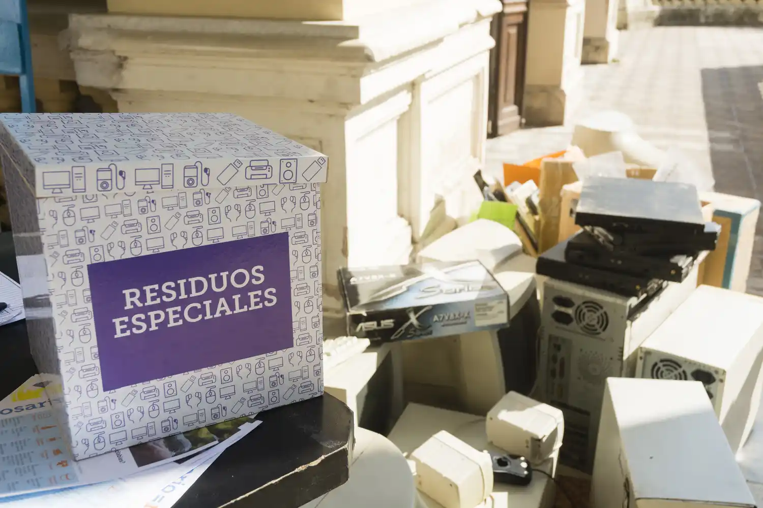 Residuos informáticos y textiles: nueva edición de las jornadas de recepción