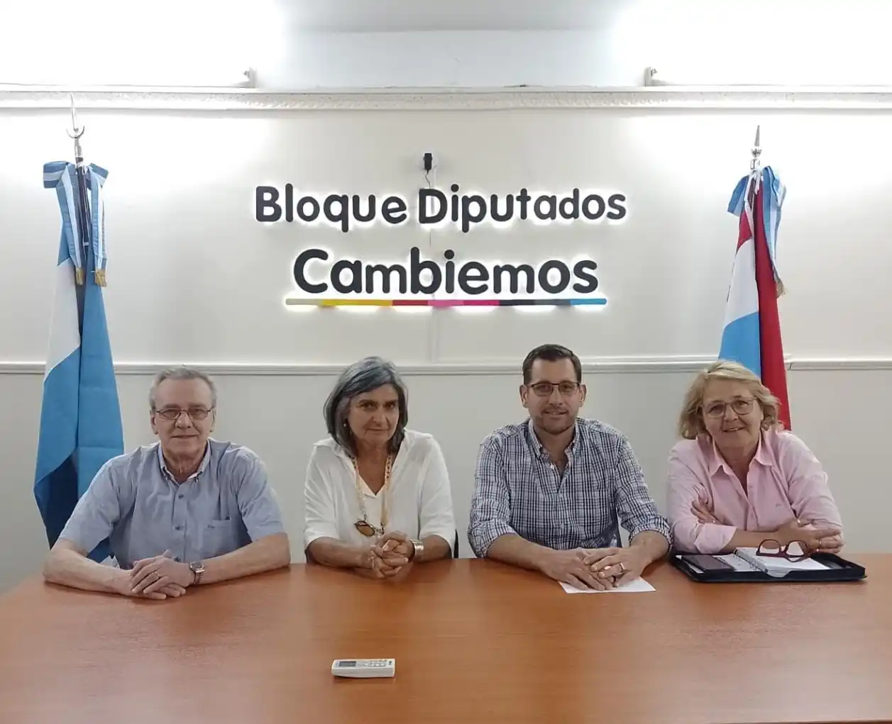 Los diputados Jaroslavsky, Brupbacher, Solari y Foletto conformaron el Bloque “Unión Cívica Radical”