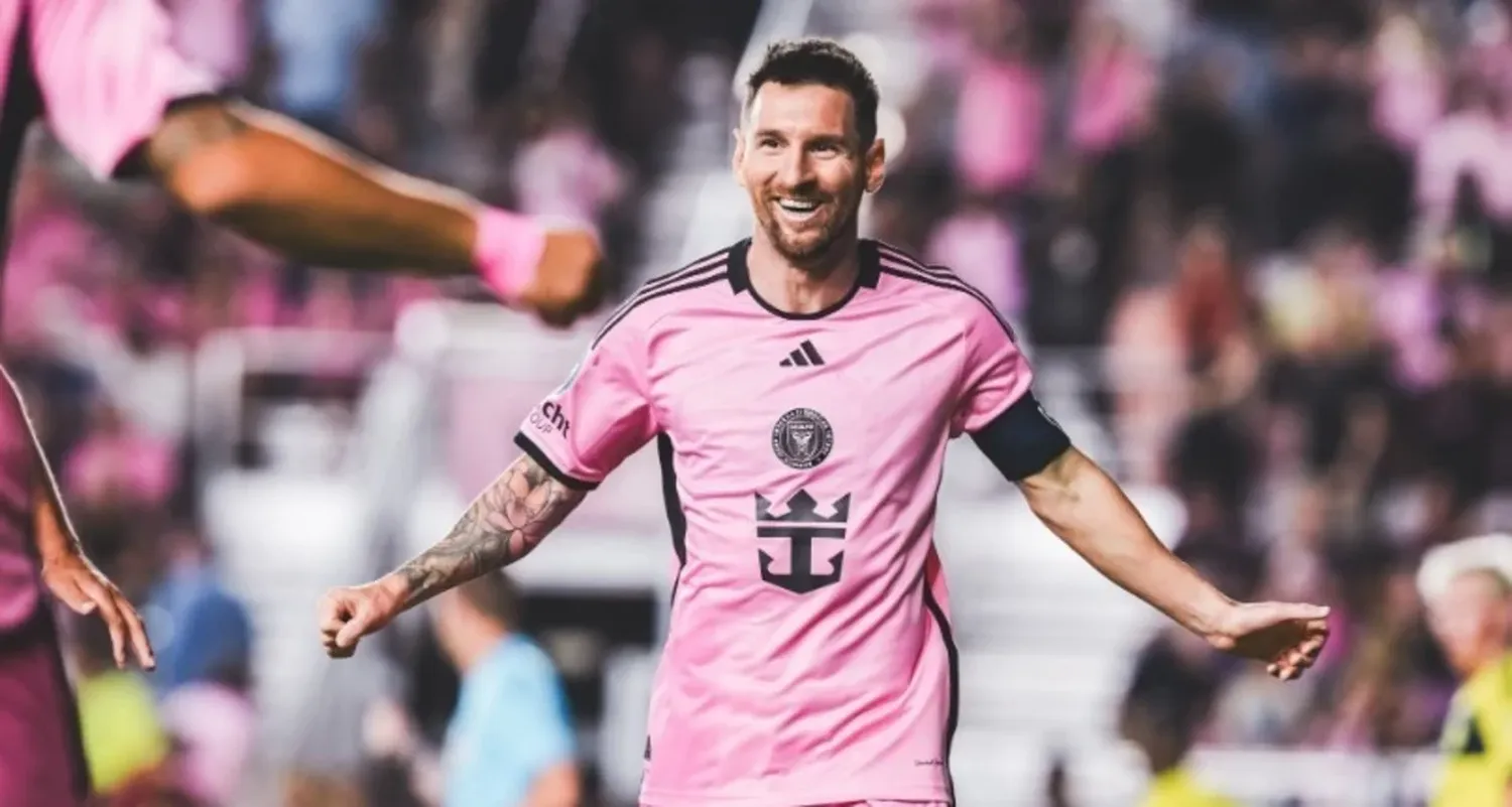 Hubo gol y asistencia de La Pulga durante el partido. Foto: @InterMiamiCF