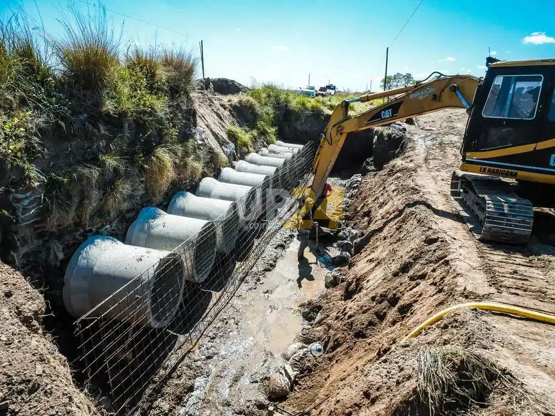 Teodelina: imponente obra en “La Pantanosa”