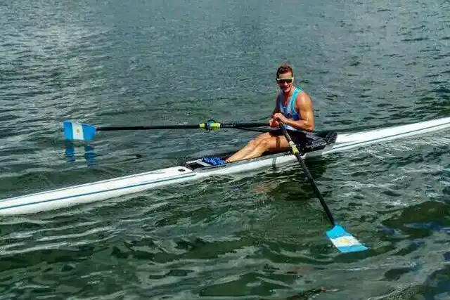 Los hermanos Rosso se tiñeron de oro en el Sudamericano de Remo