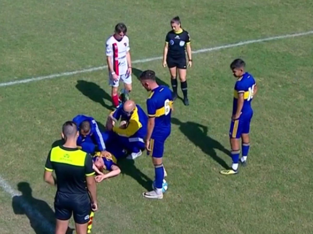 Una promesa de Boca quedó internado en Entre Ríos tras el partido con la reserva de Patronato