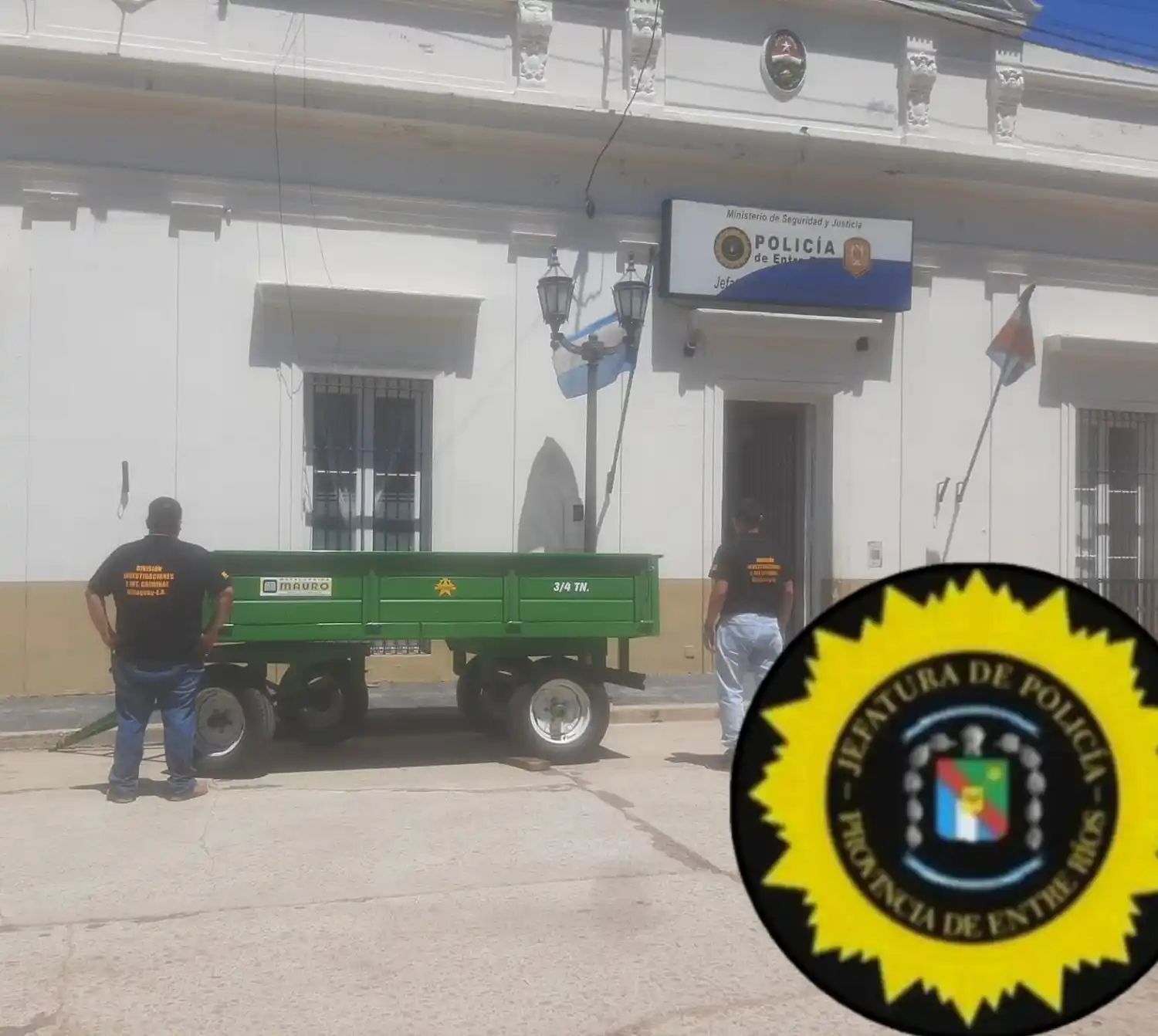 Villaguay: recuperaron un acoplado denunciado como robado en Villa San Marcial