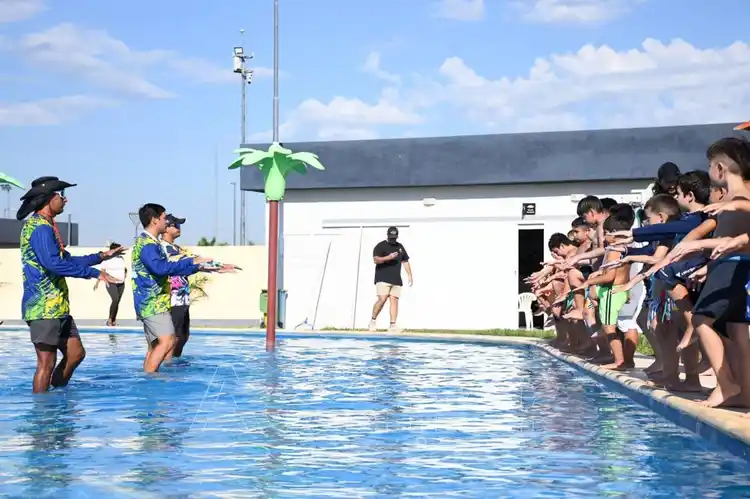 El Parque Acuático “17 de Octubre” inició su sexto módulo de colonia