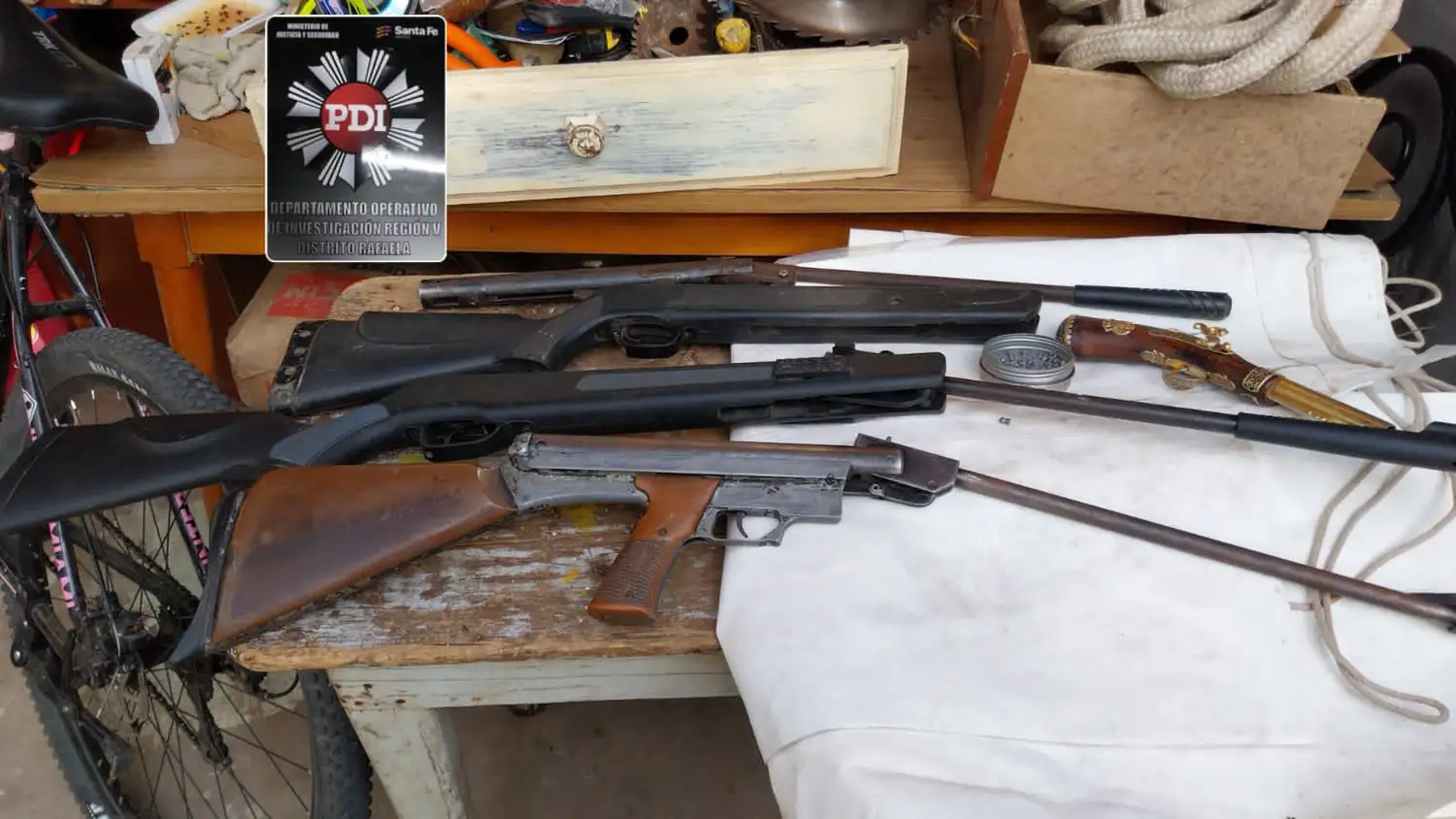 armas incautadas