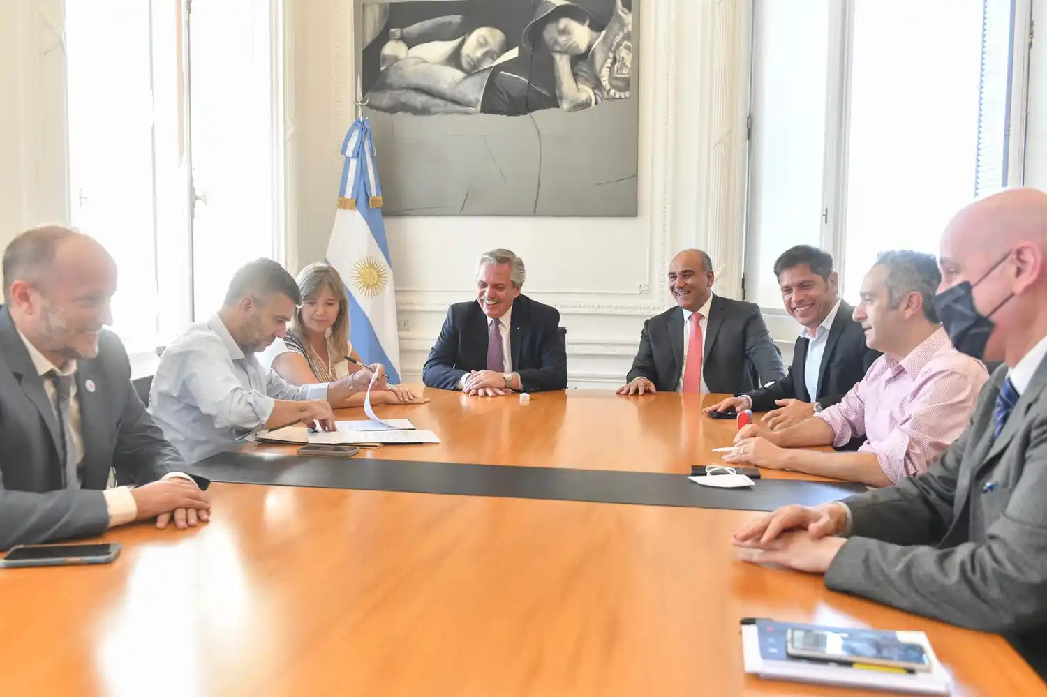 Convenios de asistencia financiera con Nación para lanzar el programa MESA