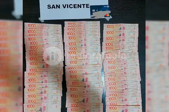 Allanamiento en Los Sembrados: recuperaron $60.000 que le "sustrajeron" a un vecino en un Banco