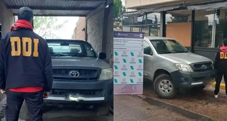 Recuperaron la camioneta que un hombre con restricción perimetral le robó de su casa a su expareja