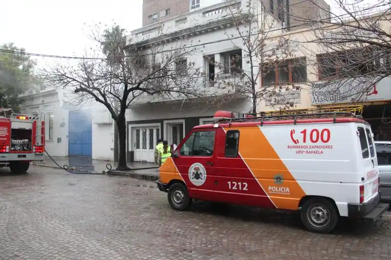 Incendio en una vivienda en Rafaela