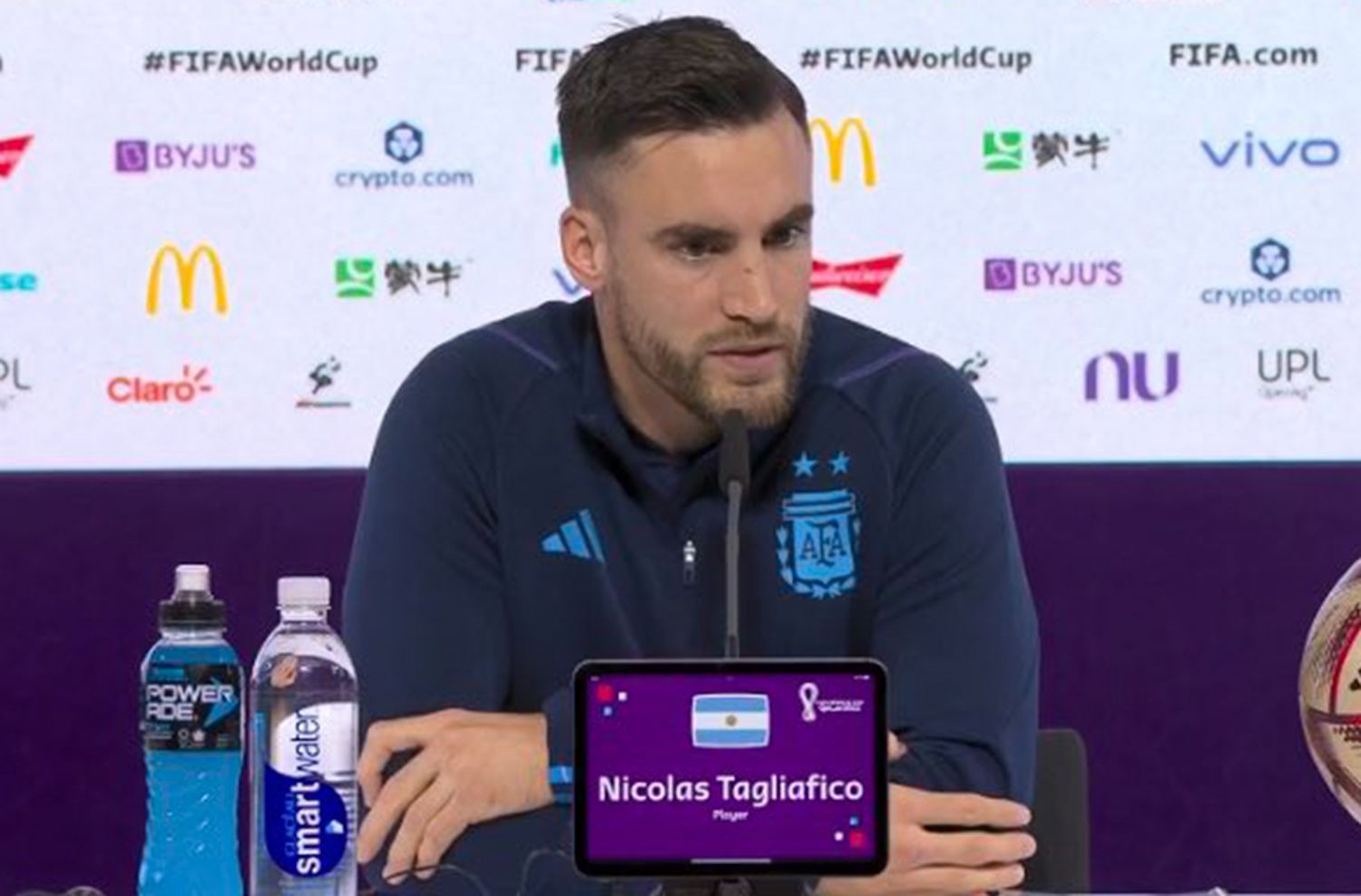 Tagliafico aclaró que el partido contra Croacia "no tendrá nada que ver" con el de Rusia 2018