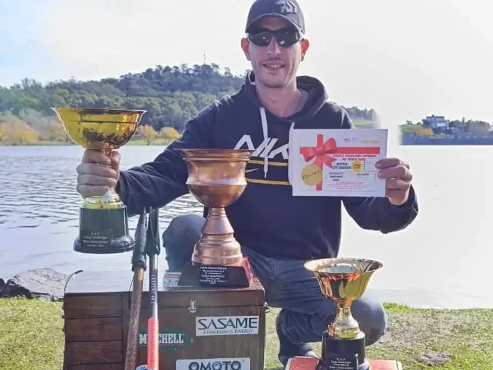 Facundo Menchón, ganador del el Lago.
