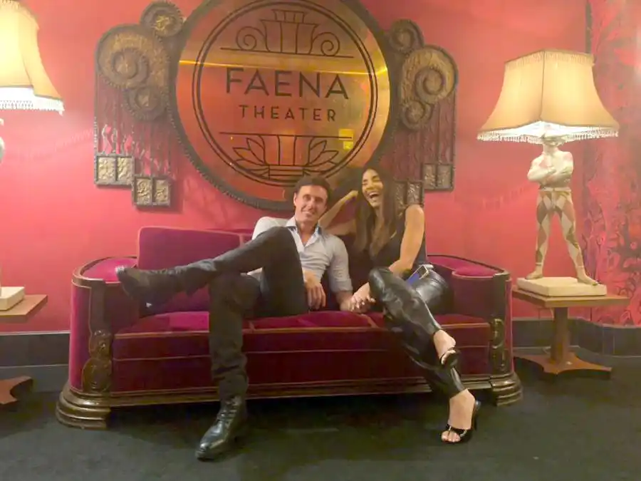 García Moritán y su novia venezolana