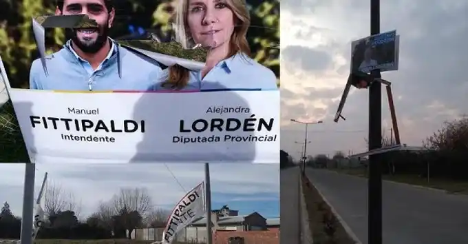 Tapalqué: Juntos por el Cambio denuncia destrucción de su cartelería de campaña