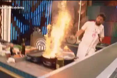 ¿Qué hacés?: la reacción de Martitegui al ver las llamaradas en la cocina de Cachete Sierra