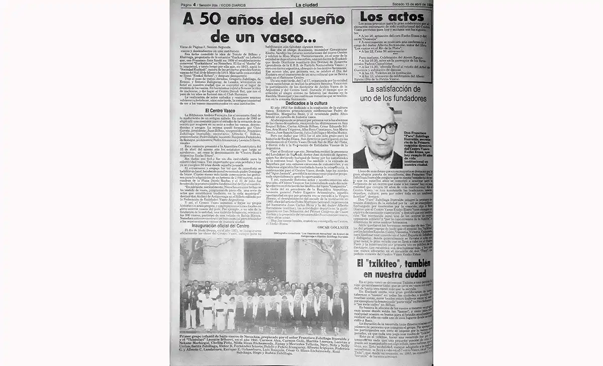 Sábado 15 de abril de 1995