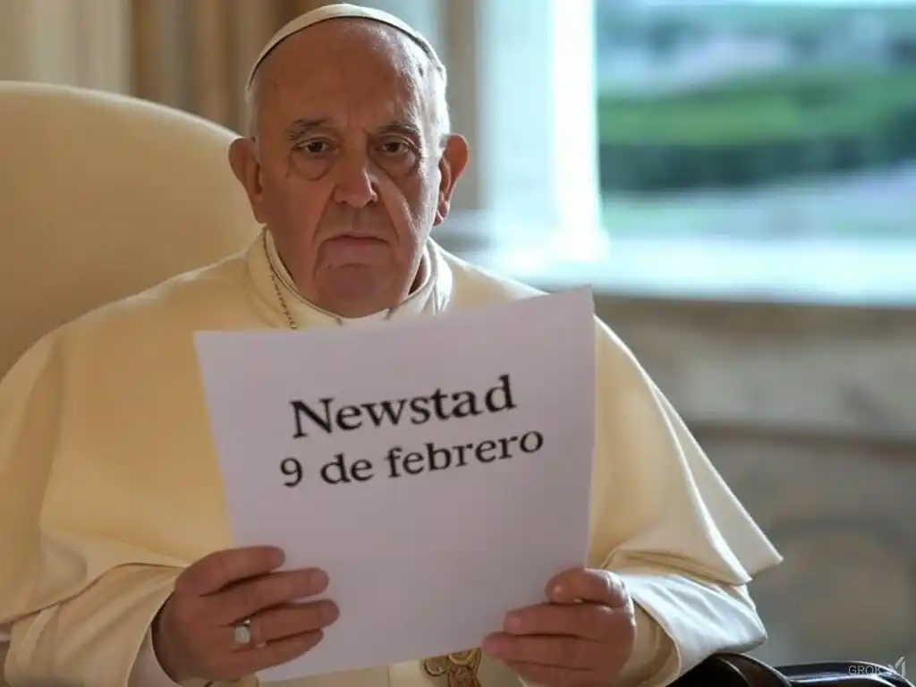 Santoral. Francisco, leyendo el Santoral del 9 de febrero.