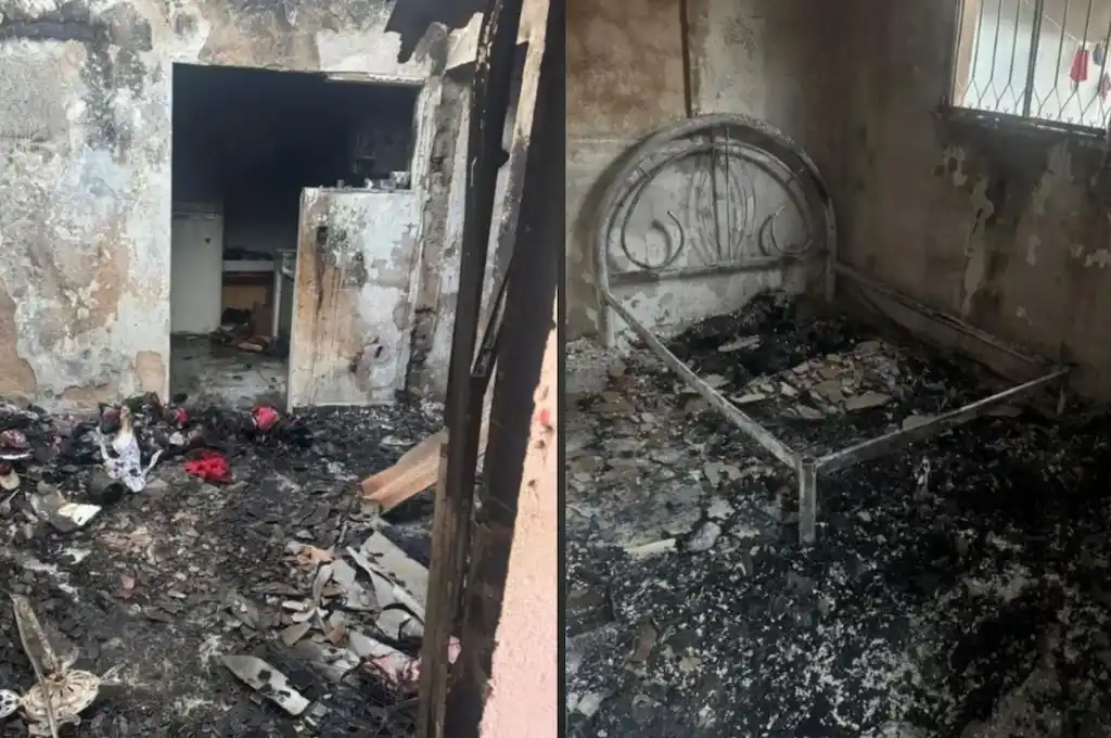 Regiane Kelly Teixeira, de 40 años, se encontraba en casa con su novio y sus hijas, Myllena, de 7 años, e Isabela, de 4. (Foto: gentileza Tupi FM).