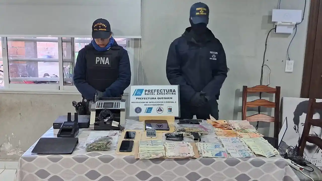 Megaoperativo antidroga en Necochea y Quequén: cuatro detenidos y secuestros millonarios