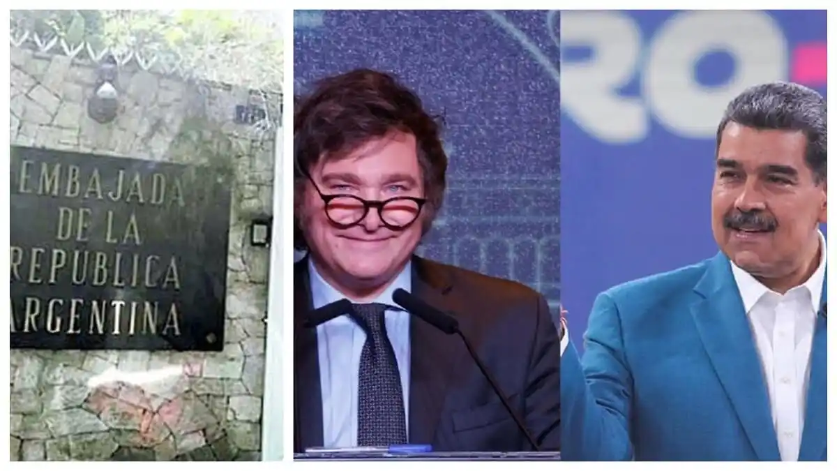 ¿CONFLICTO DIPLOMÁTICO en PUERTAS? Milei manda «gendarmes» para garantizar seguridad de su embajada en Caracas