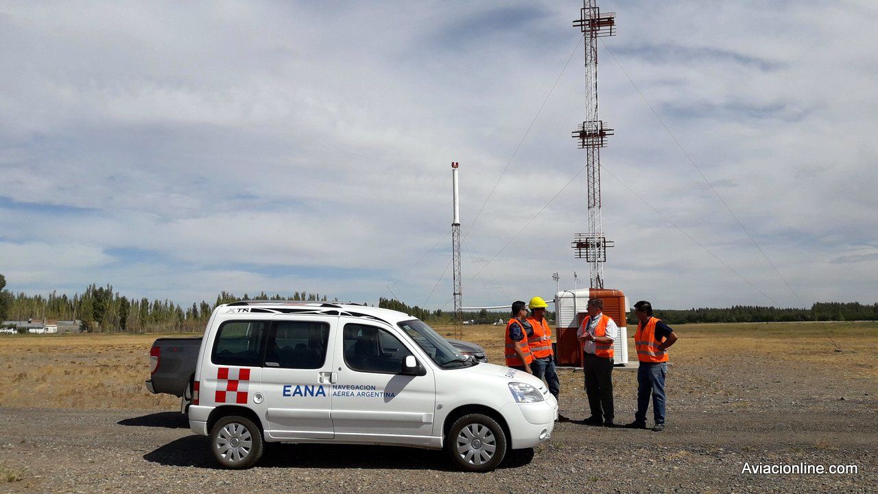 Iniciaron las obras de instalación del nuevo ILS para el aeropuerto de Neuquén