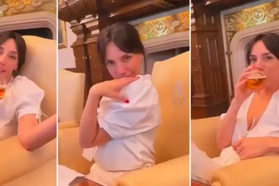 Tamara Pettinato: "Las imágenes corresponden a un almuerzo con Alberto Fernández para la TV china"