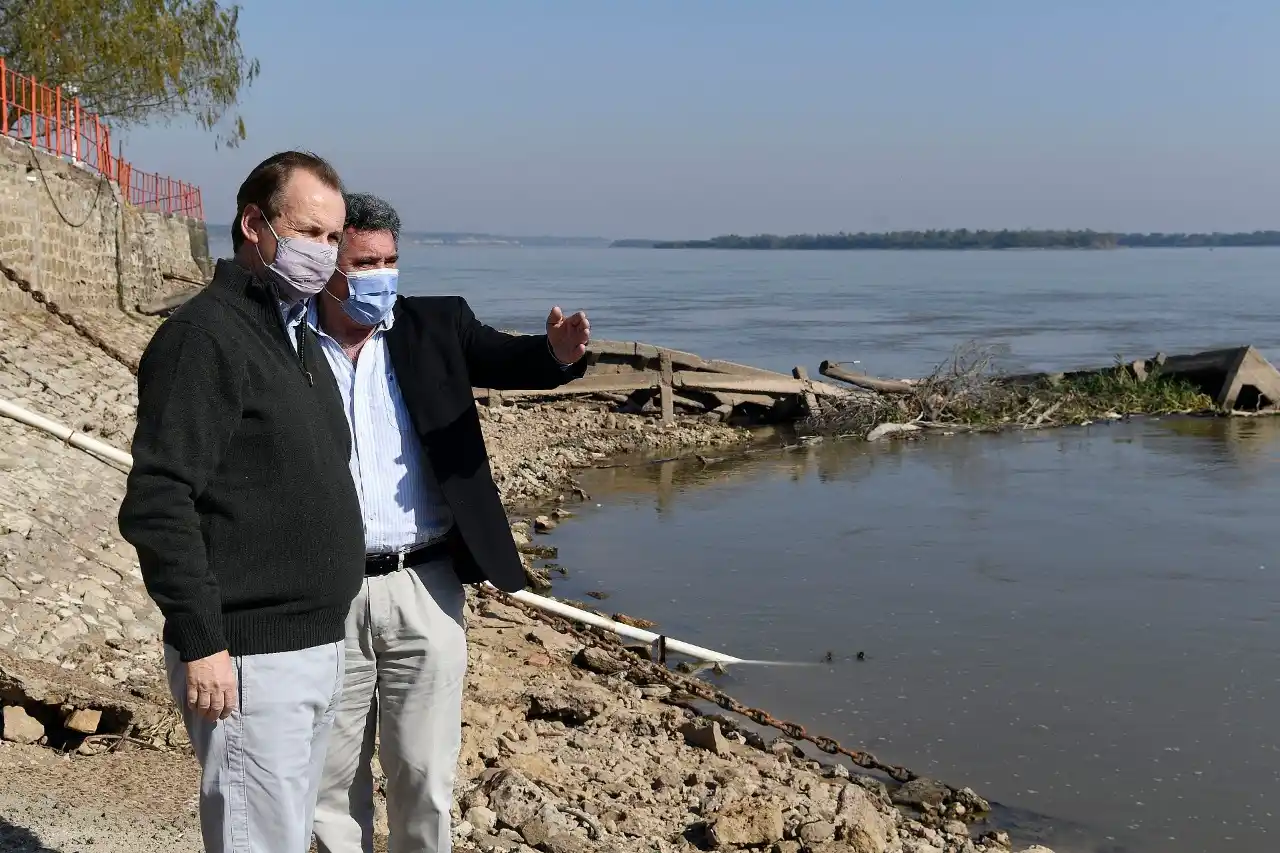 La provincia monitorea e interviene ante la bajante histórica del río Paraná