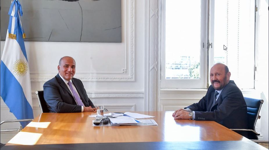 El gobernador Insfrán se reunió con el jefe de Gabinete de la Nación