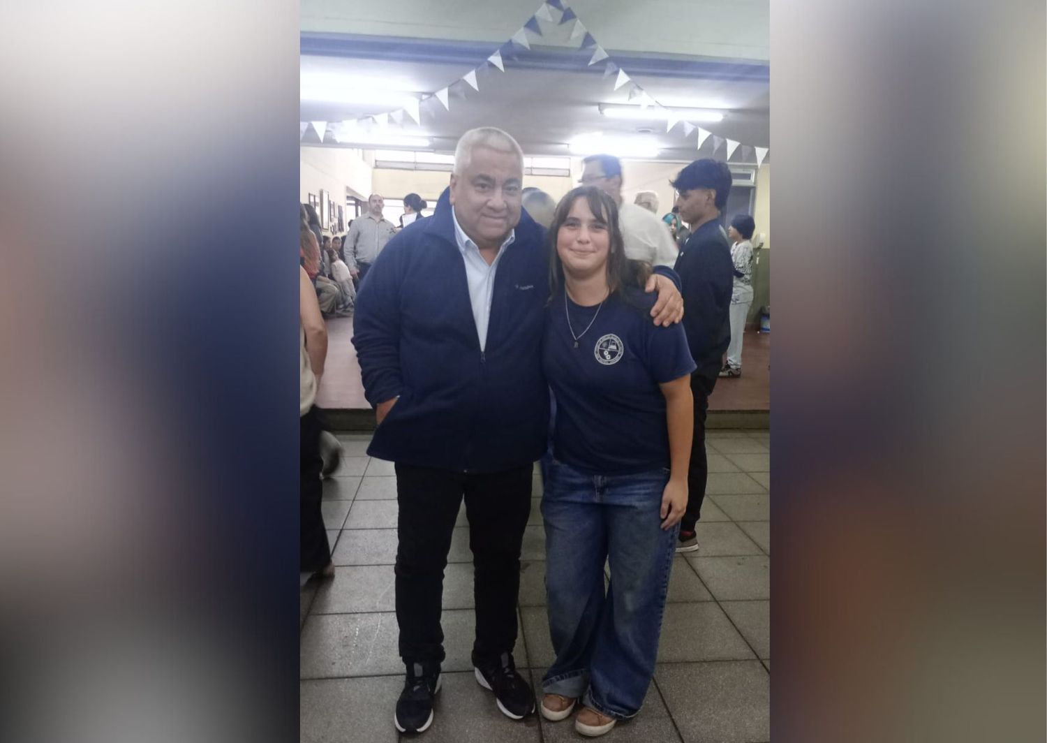 ¡La foto de María de los Ángeles junto a Cecilio Salazar!