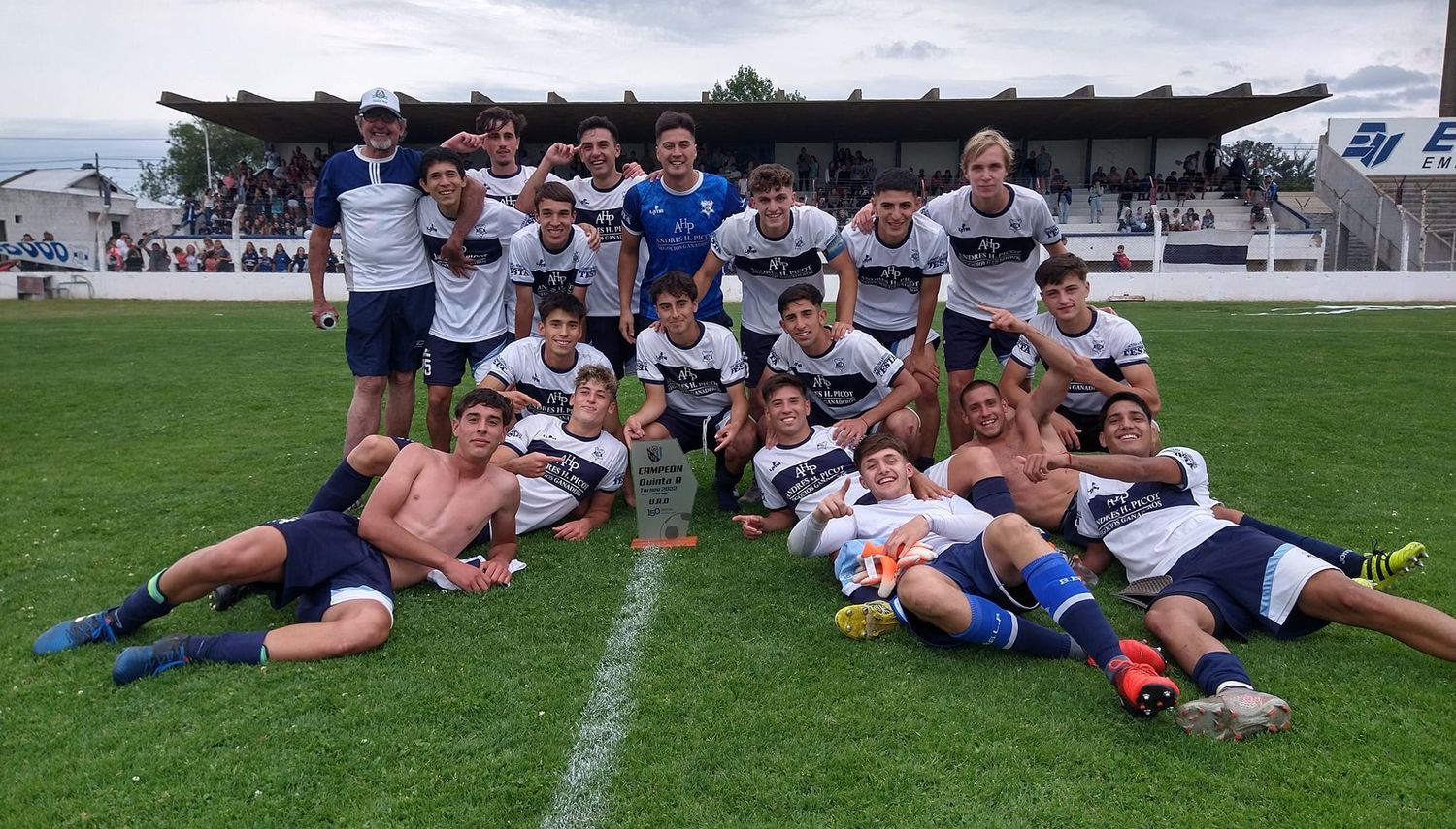 FOTO LIGA TANDILENSE DE FÚTBOL Gimnasia es el campeón de Quinta.