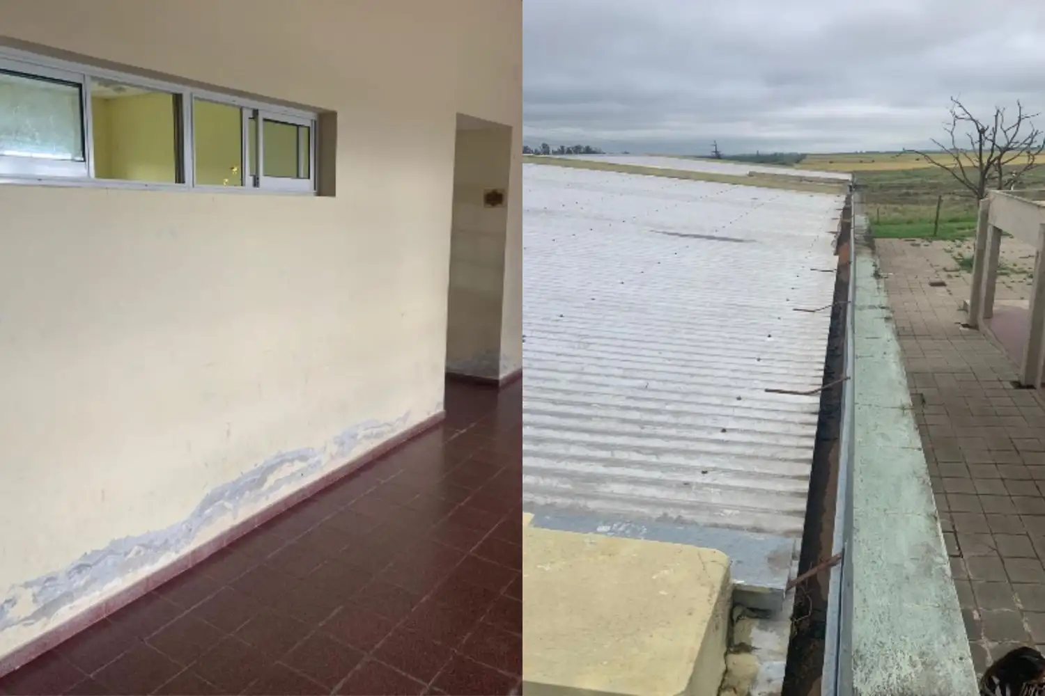 Avanzan trabajos de infraestructura en una escuela secundaria rural de Gualeguay