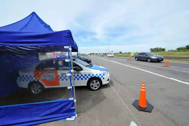 Casi 200 multas en rutas entrerrianas en el fin de semana largo