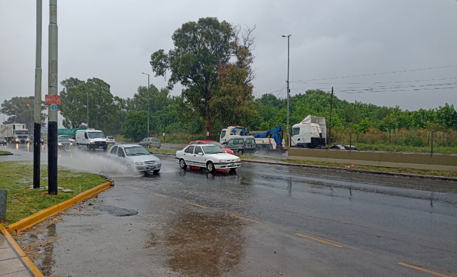 La Matanza, una de las zonas más castigadas por el temporal.