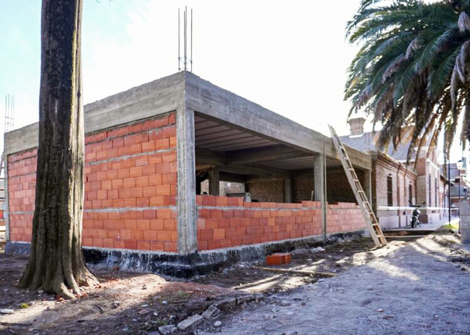 Trabajo. La obra se realiza con una inversión de $43.200.000