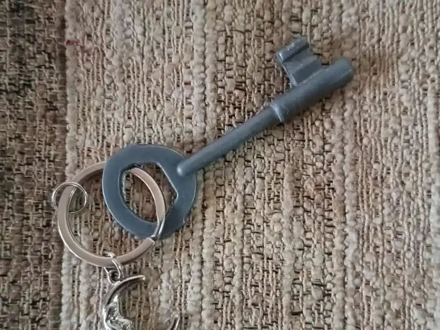 Llave encontrada en inmediaciones de la escuela Socorro