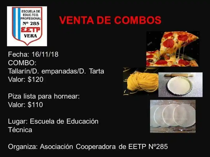 Inseguridad: la escuela técnica de Vera vende fideos para pagar rejas