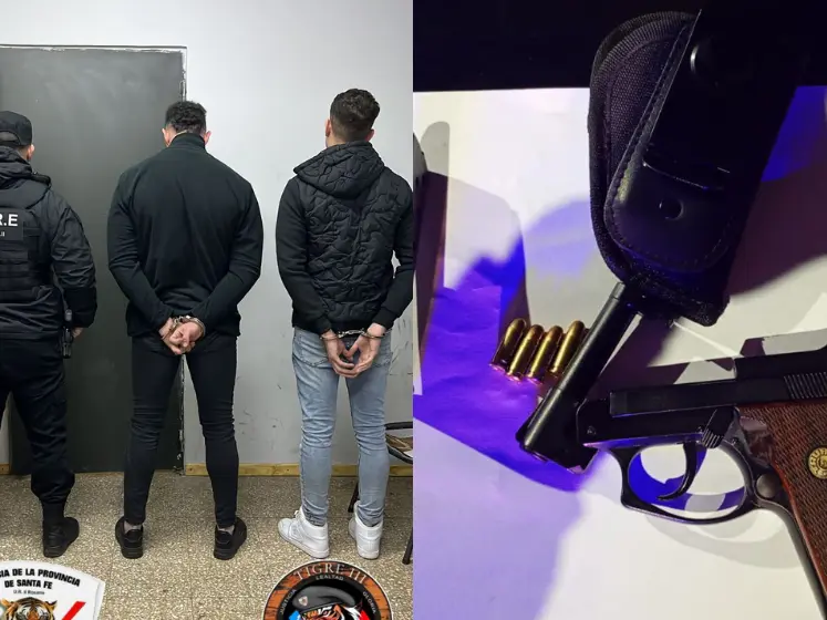Dos detenidos en zona norte.